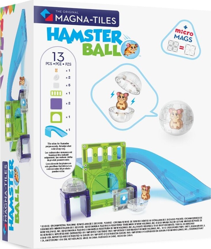 Magna-Tiles - Kuglebane - Hamster Ball Legeplads - 13 Dele