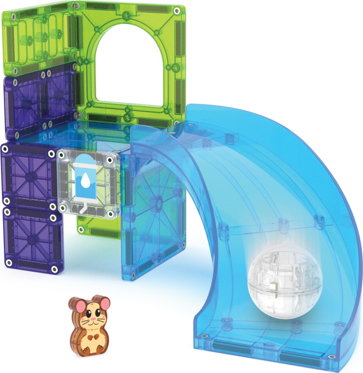 Magna-Tiles - Kuglebane - Hamster Ball Legeplads - 13 Dele