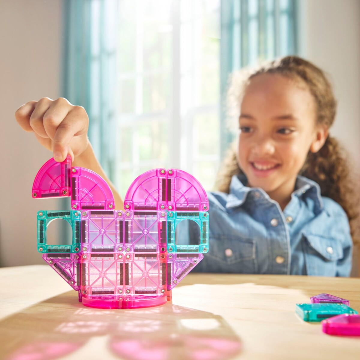 Magna-Tiles - Hjerte Til Hjerte Rejsesæt - Micromags 26 Dele