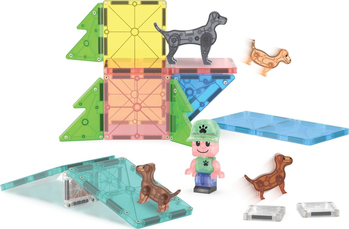 Magna-Tiles Hundelegeplads - Legesæt - 27 Dele