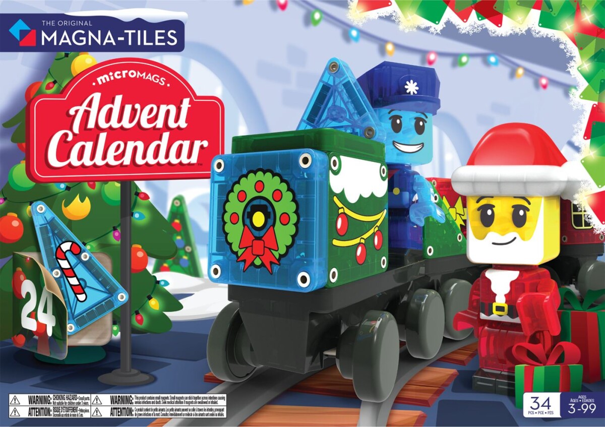 Magna-Tiles - Micromags Julekalender - 34 Dele