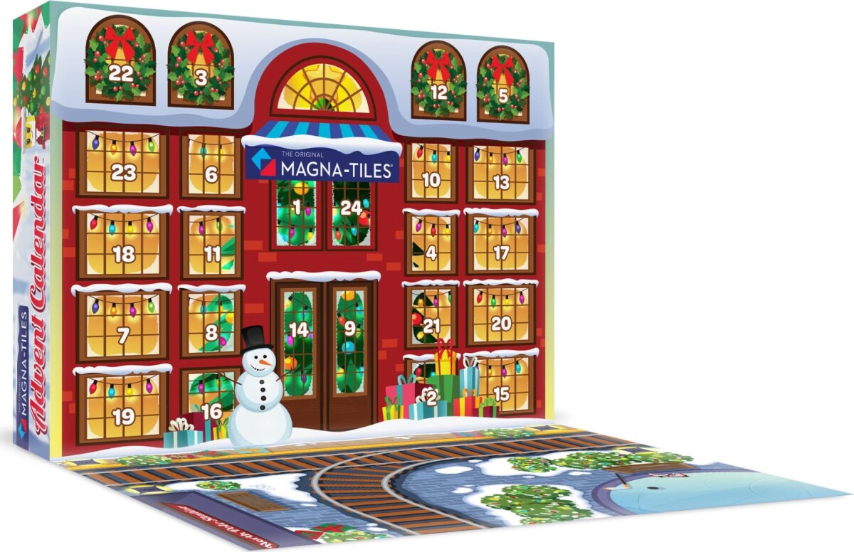 Magna-Tiles - Micromags Julekalender - 34 Dele