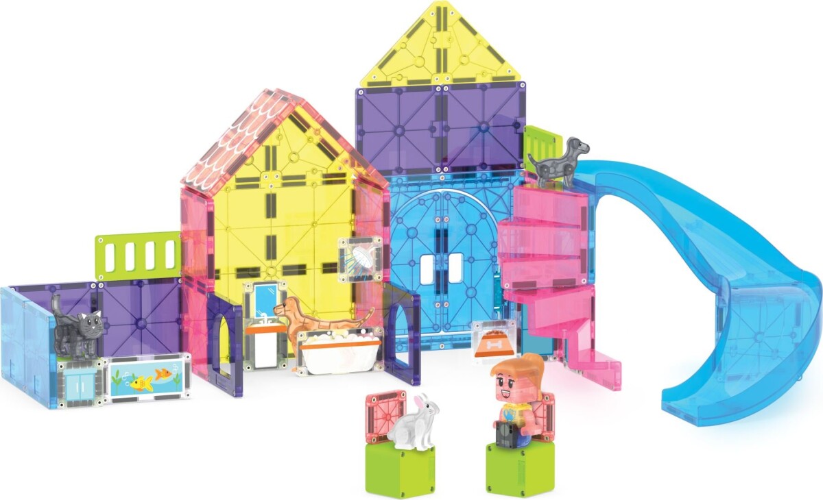 Magna-Tiles Dyrelegeplads - Legesæt - 50 Dele