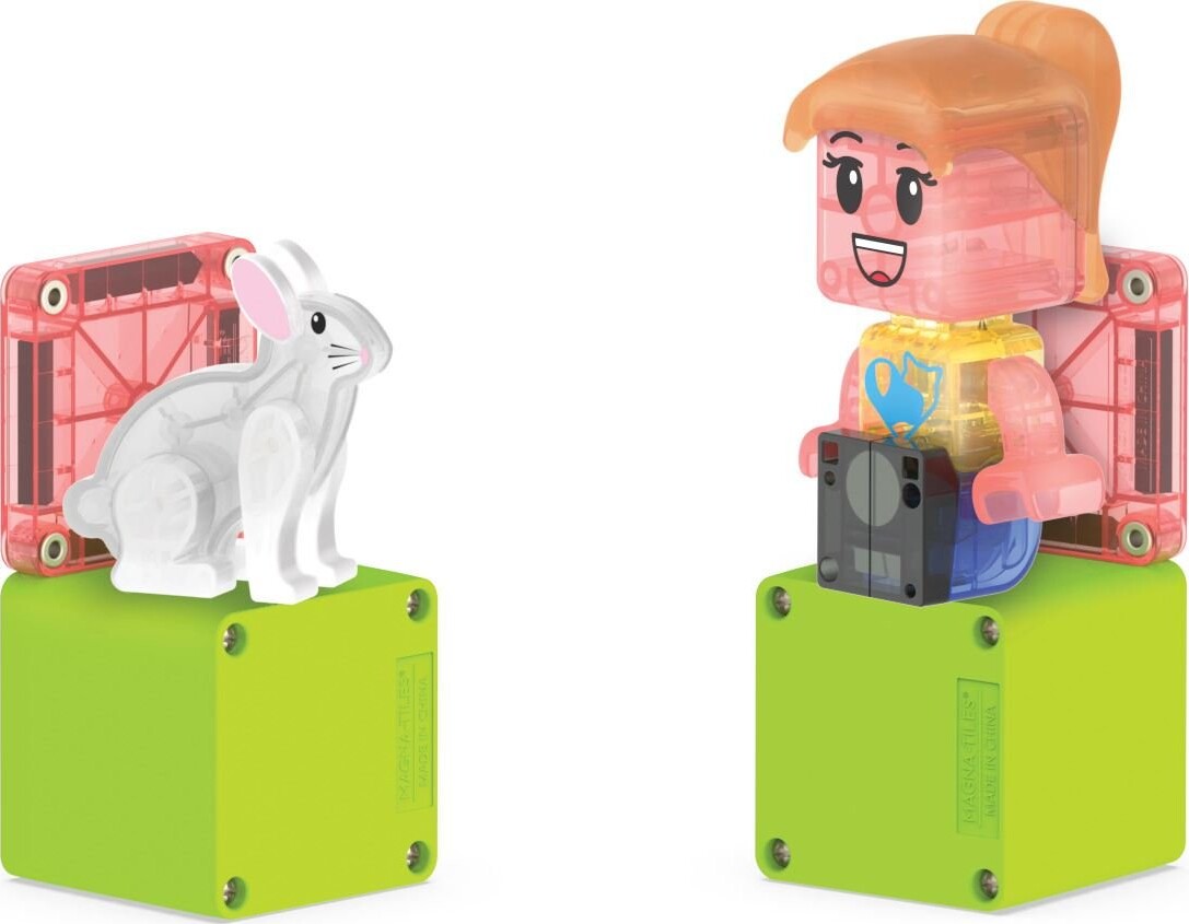 Magna-Tiles Dyrelegeplads - Legesæt - 50 Dele