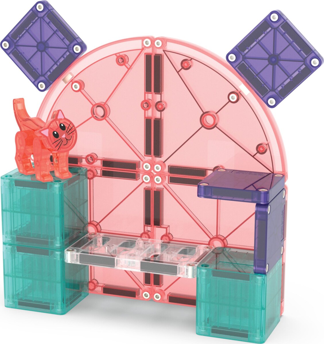 Magna-Tiles Kattetræ - Legesæt - 13 Dele