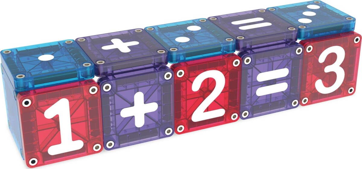 Magna-Tiles - Lær Tal Og Regning - 56 Micromags Dele