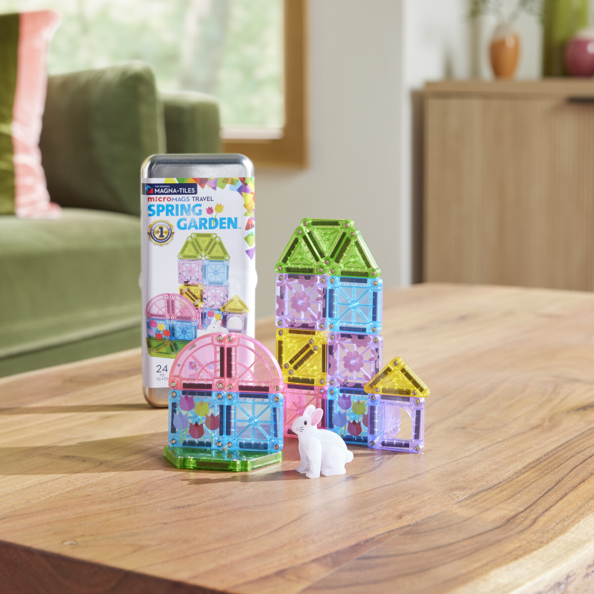 Magna-Tiles - Micromags Forårshaven