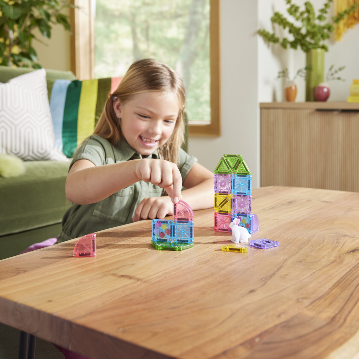 Magna-Tiles - Micromags Forårshaven