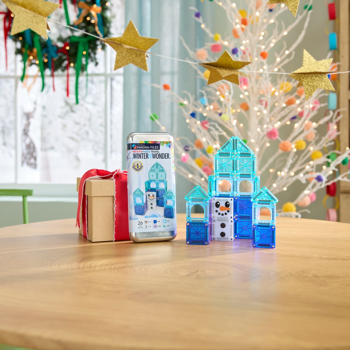 Magna Tiles - Micromags Winter Wonder Rejsesæt - 26 Dele