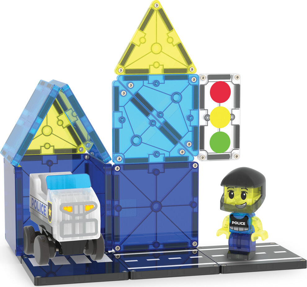 Magna-Tiles Politipatrulje - 20 Dele