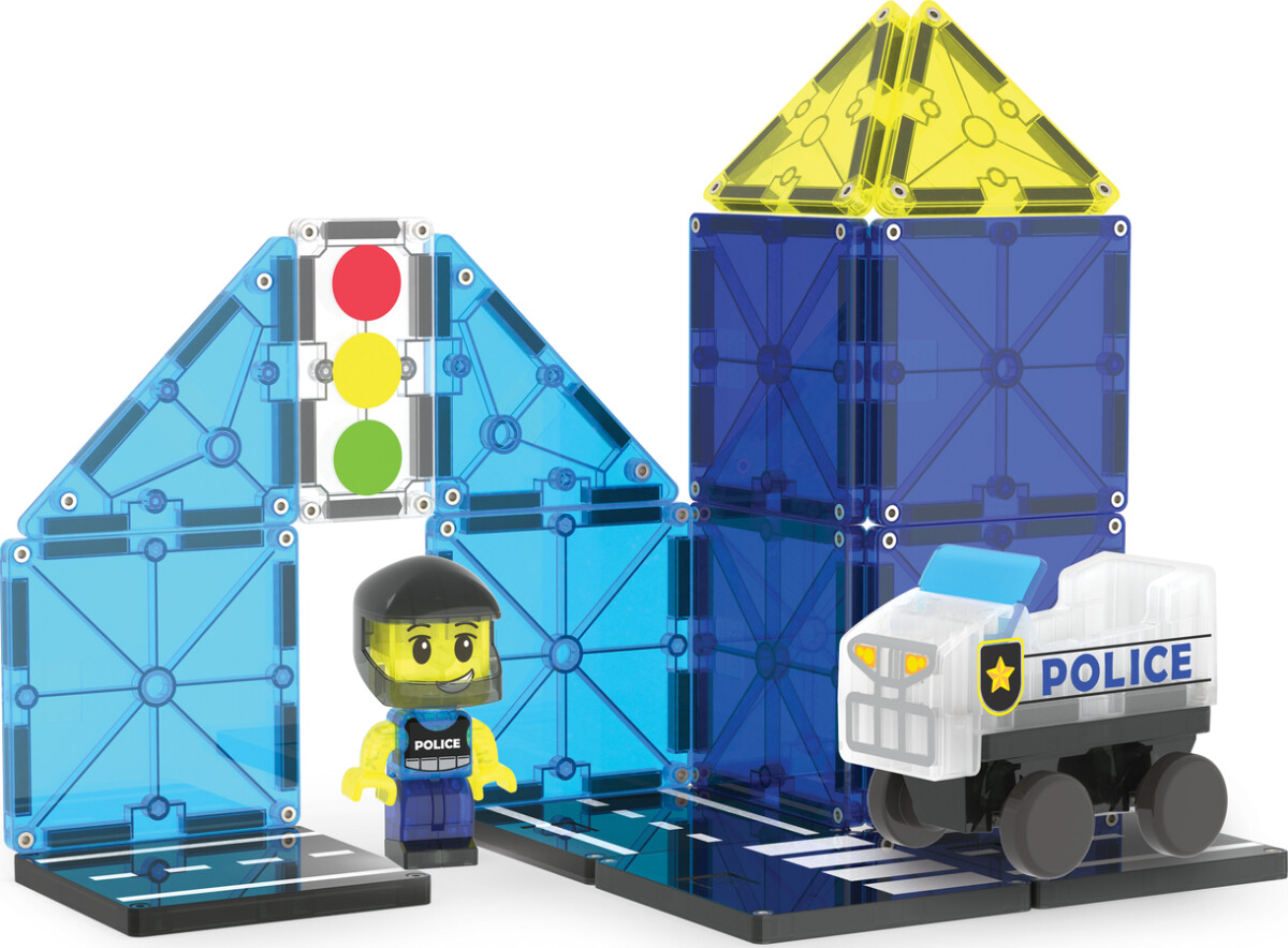 Magna-Tiles Politipatrulje - 20 Dele