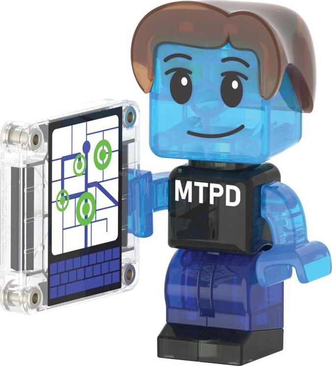 Magna-Tiles - Police Station - 36 Dele