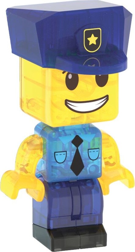 Magna-Tiles - Police Station - 36 Dele