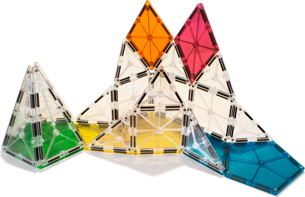 Magna-Tiles - Polygon Magnetsæt - Udvidelsessæt - 8 Stk