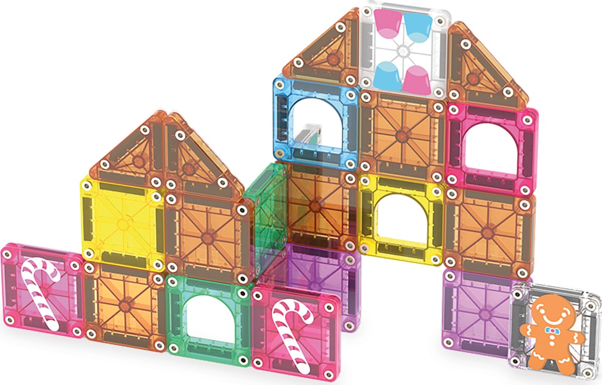 Magna Tiles - Rejsesæt Peberkagehus 24 Dele