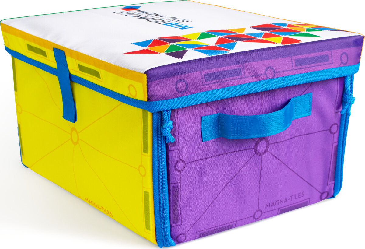 Magna-Tiles - 2-I-1 Legemåtte Og Opbevaringskasse