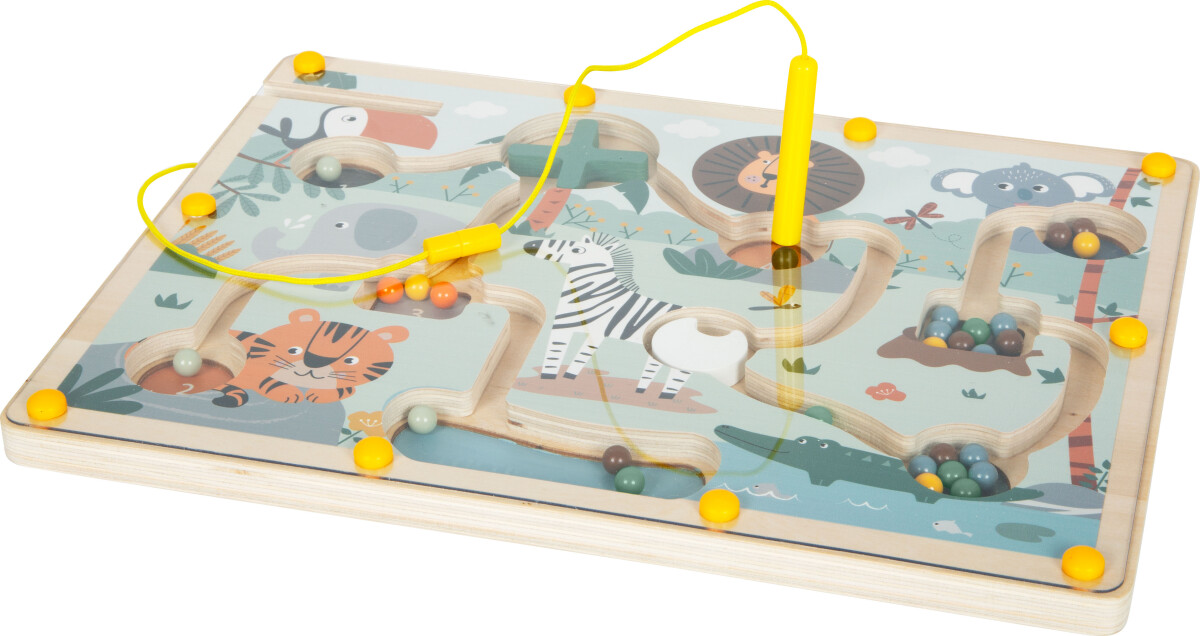 Magnetisk Labyrint Spil - Safari - Small Foot
