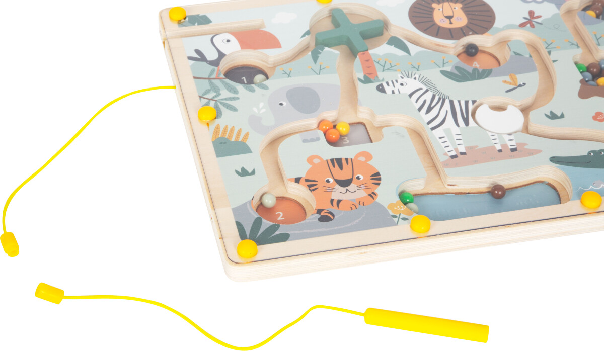 Magnetisk Labyrint Spil - Safari - Small Foot