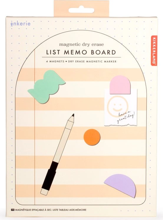 Kikkerland - Magnetisk Ugetavle Inkl Tusch - Pink