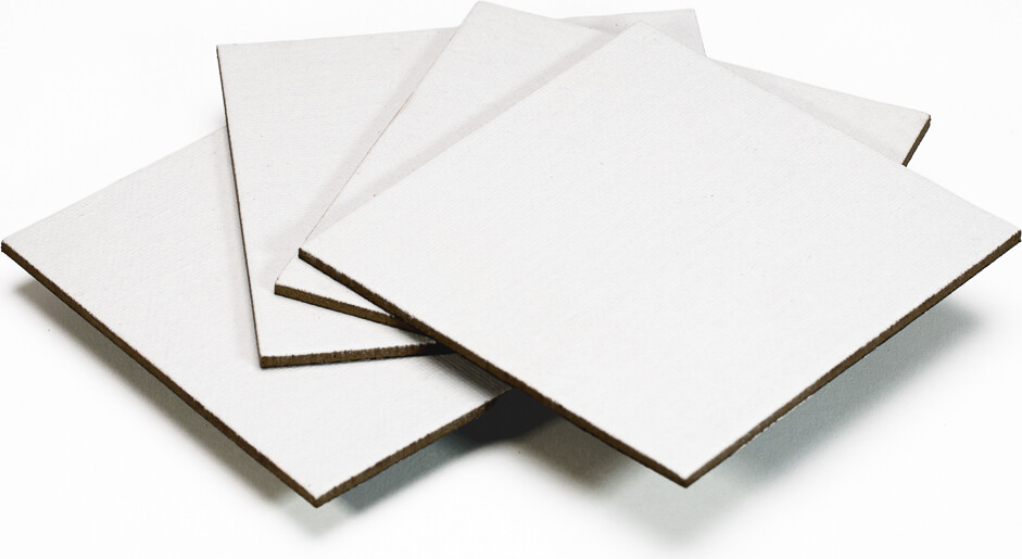 Magnetisk Lærrede 4Stk Firkant 10X10Cm - Artino