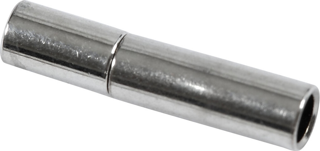 Magnetlås - Str 3X14 Mm - Hulstr 2 Mm - Forsølvet - 40 Stk