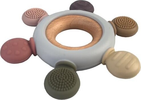 Bidering I Silikone Med Træ Bidering - Magni