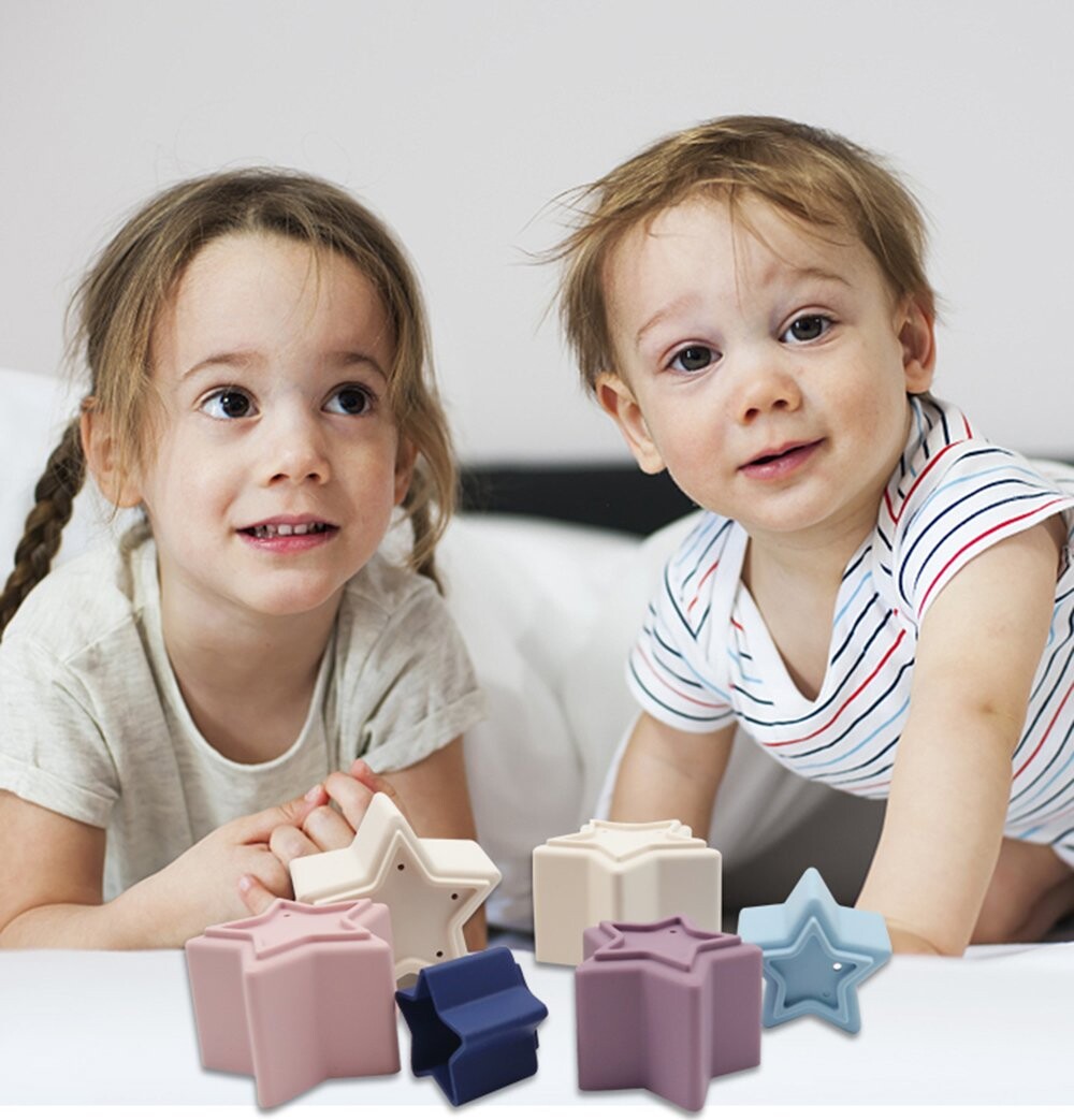 Magni - Stablekopper Formet Som Stjerner - Silikone