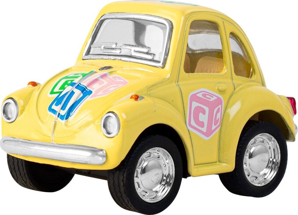Magni - Vw Classic Bobbel Legetøjsbil - Pull-Back - Overraskelse