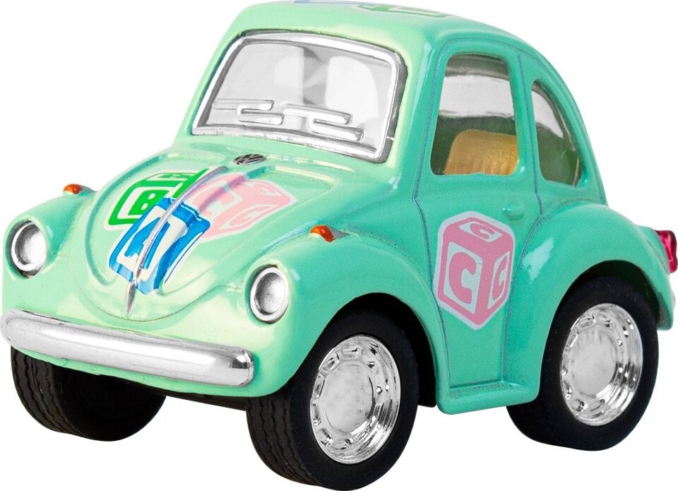 Magni - Vw Classic Bobbel Legetøjsbil - Pull-Back - Overraskelse