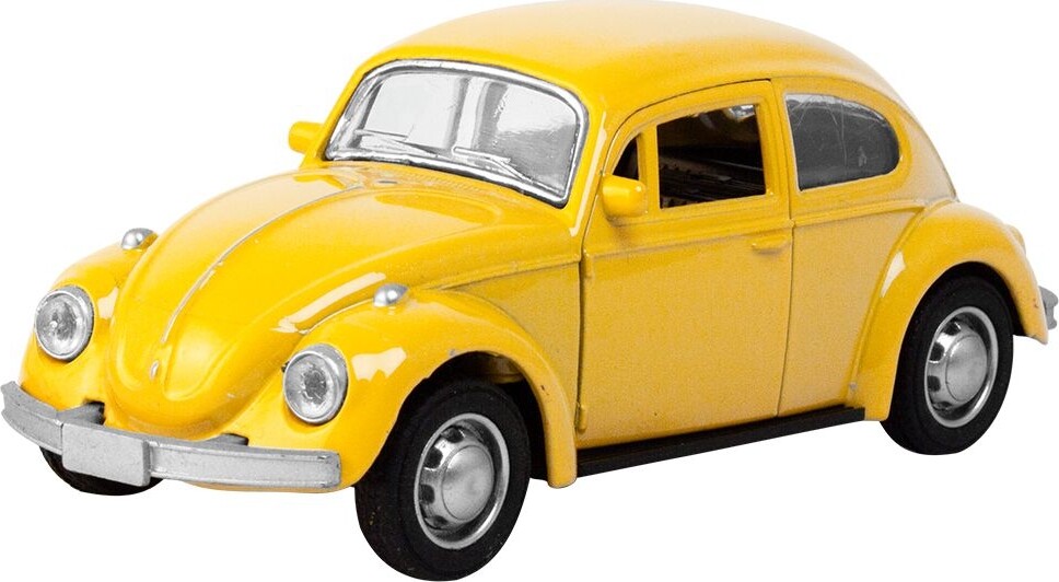 Magni - Vw Folkevogn Bil Med Pull-Back - Assorteret - 1 Stk