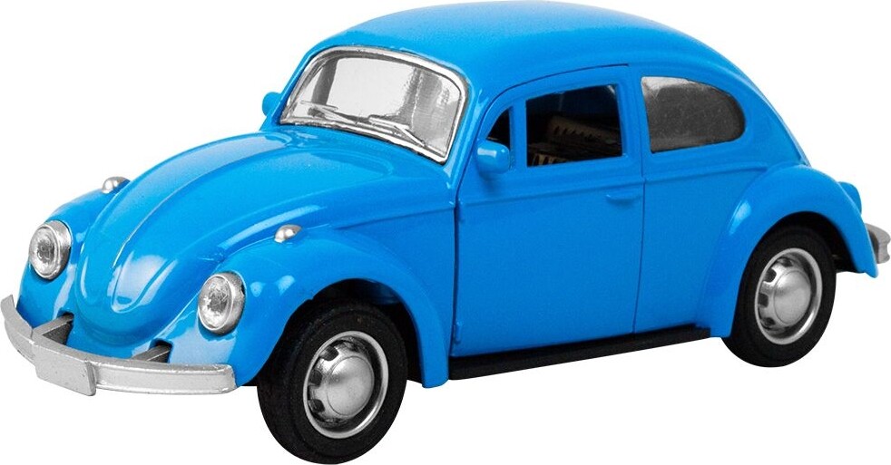 Magni - Vw Folkevogn Bil Med Pull-Back - Assorteret - 1 Stk