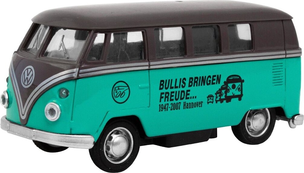Magni - Vw Folkevogn Bus Med Pull-Back - Assorteret - 1 Stk