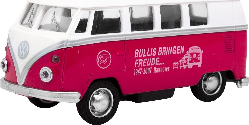 Magni - Vw Folkevogn Bus Med Pull-Back - Assorteret - 1 Stk