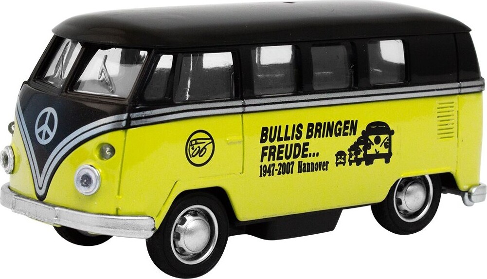 Magni - Vw Folkevogn Bus Med Pull-Back - Assorteret - 1 Stk