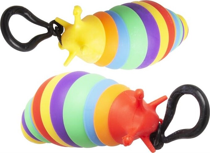Magni - Wiggly Kålorm Med Nøglering - Assorteret