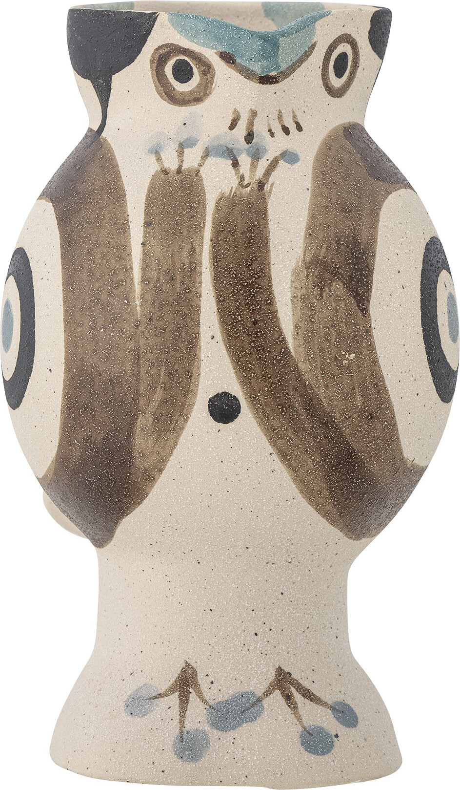 Bloomingville - Mahrab Vase - Natur - Stentøj - H 20 5 Cm