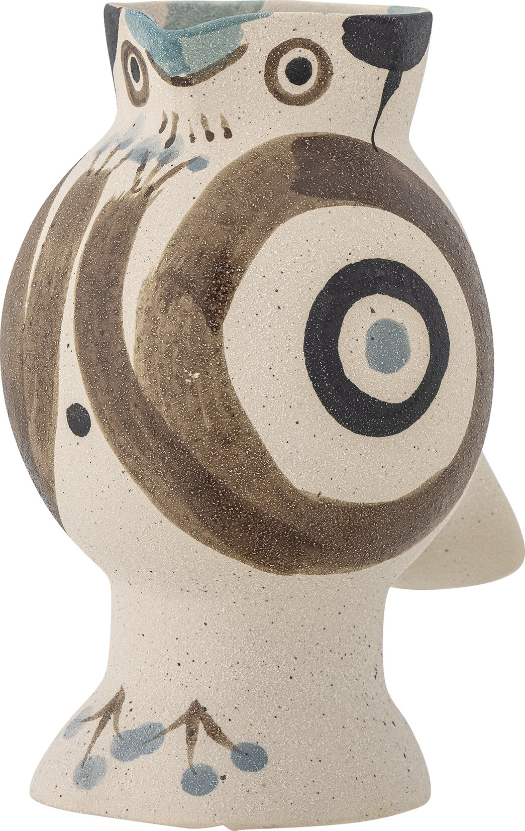 Bloomingville - Mahrab Vase - Natur - Stentøj - H 20 5 Cm