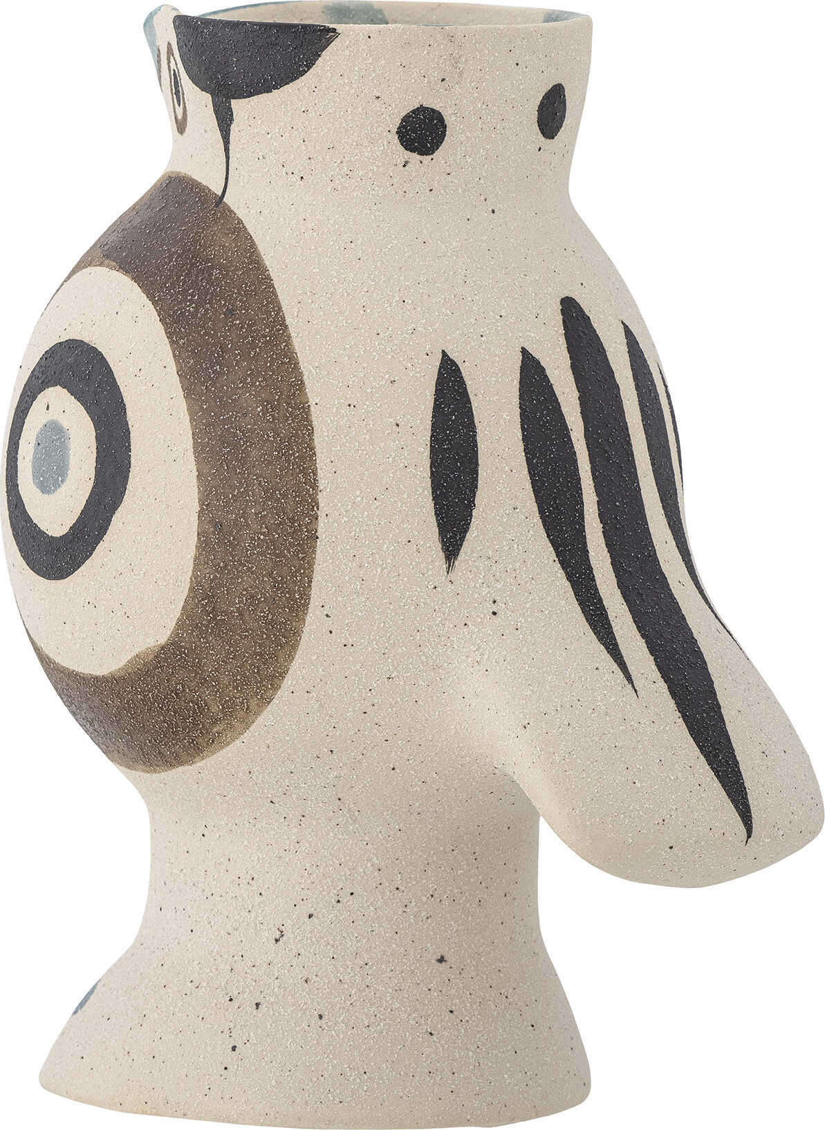 Bloomingville - Mahrab Vase - Natur - Stentøj - H 20 5 Cm