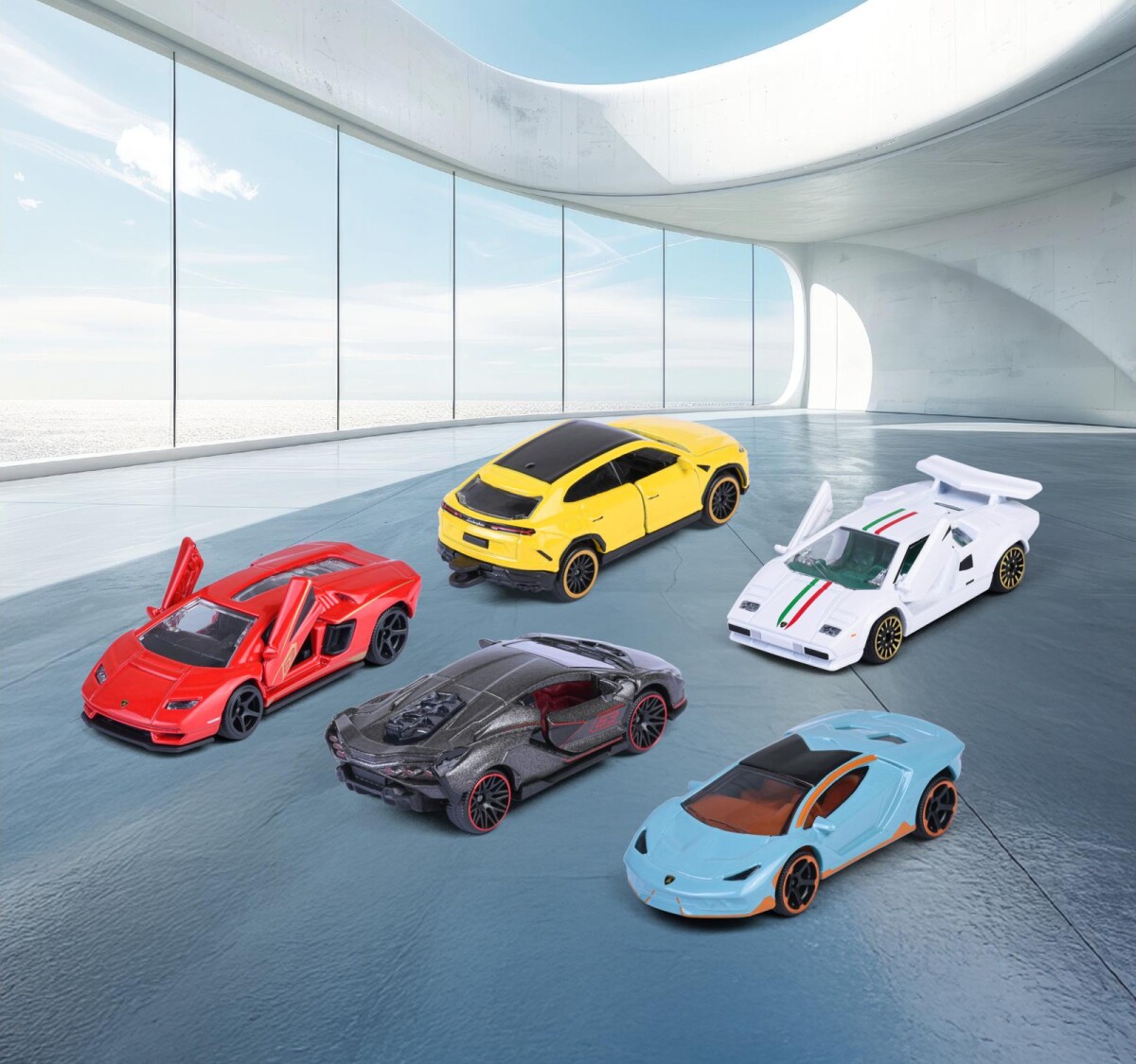 Majorette - Lamborghini 5 Stk Gaveæske