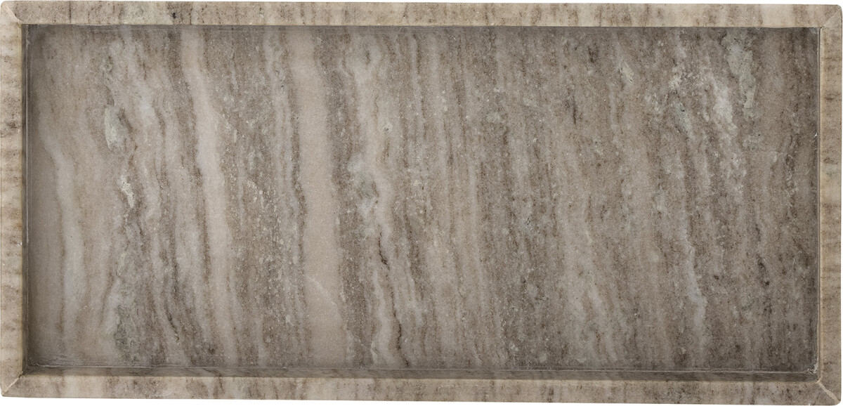 Bloomingville - Majsa Serveringsbakke - Brun - Marmor