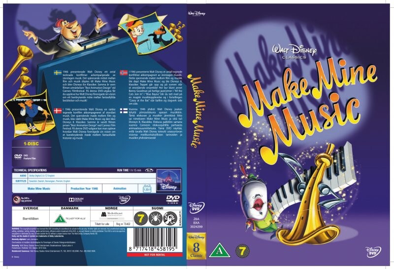 Make Mine - Disney DVD Film → - Gucca.dk
