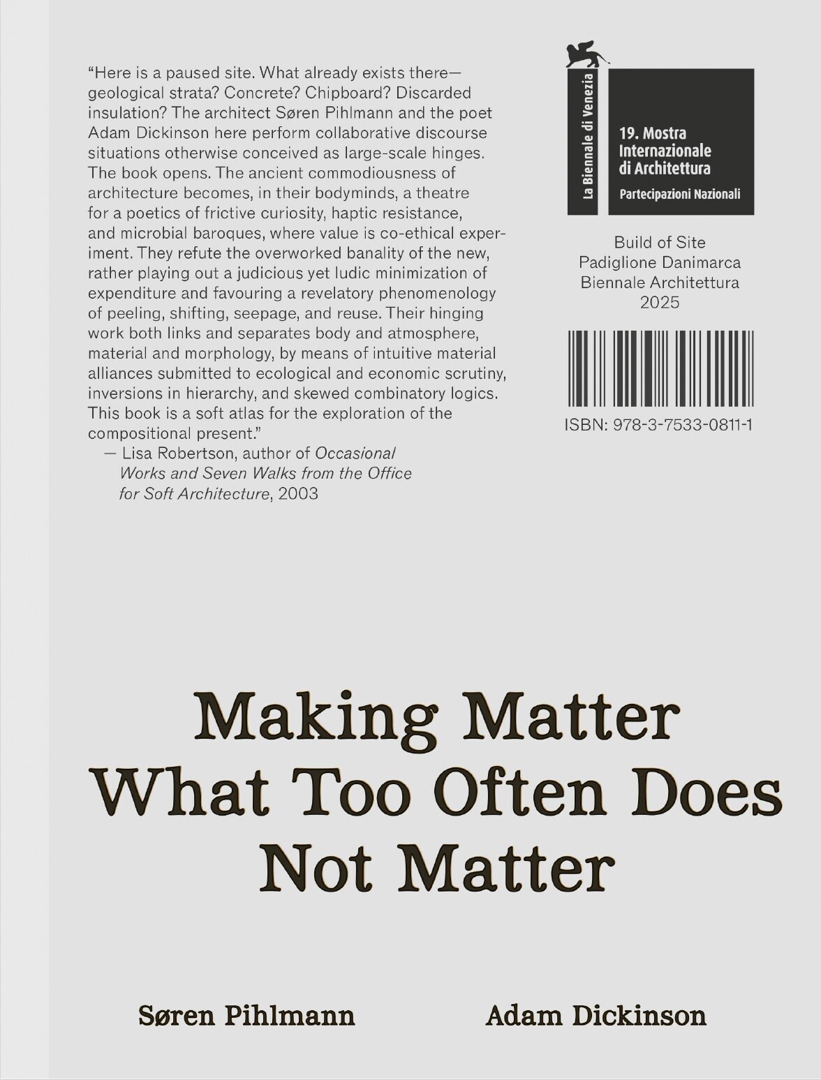 Making Matter What Too Often Does Not Matter