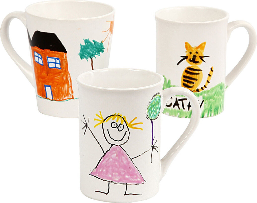 Mal Hvide Krus - H 7-10 Cm - Hvid