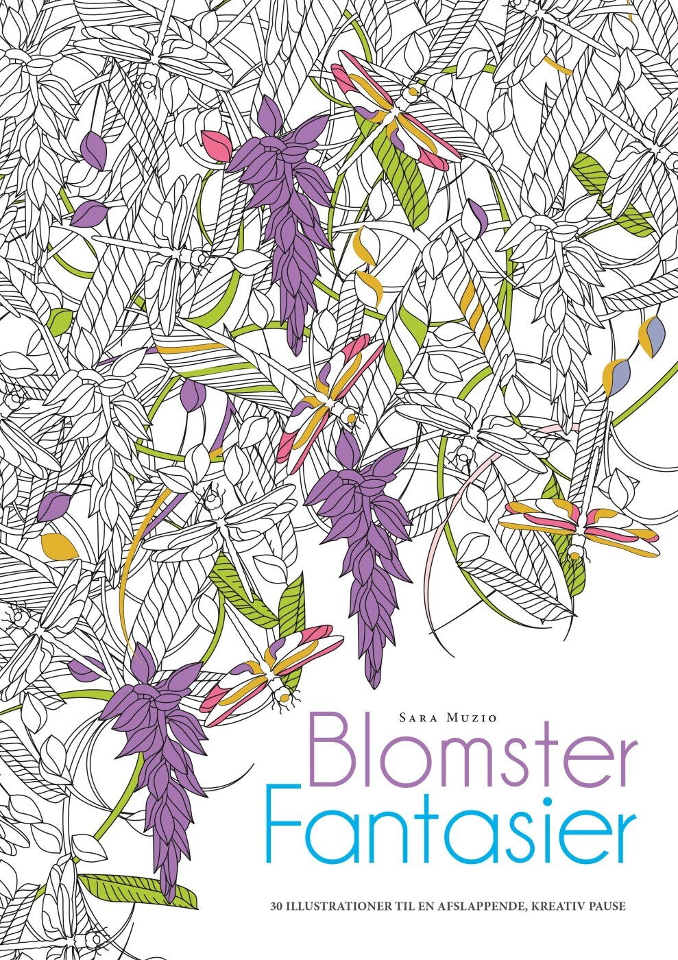 Maleblok Blomsterfantasier