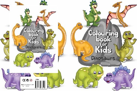 Malebog A4 Kids Dinosaurs 16 Sider