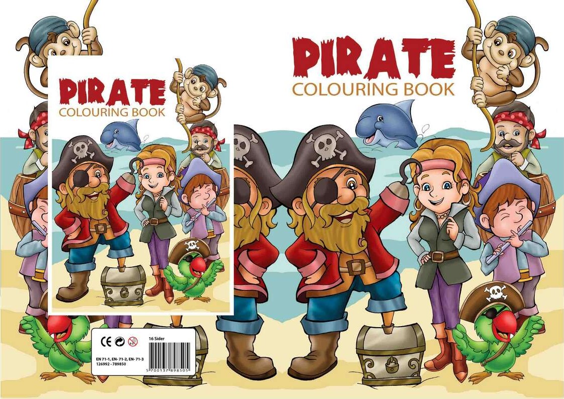 Malebog A4 Pirate 1 16 Sider