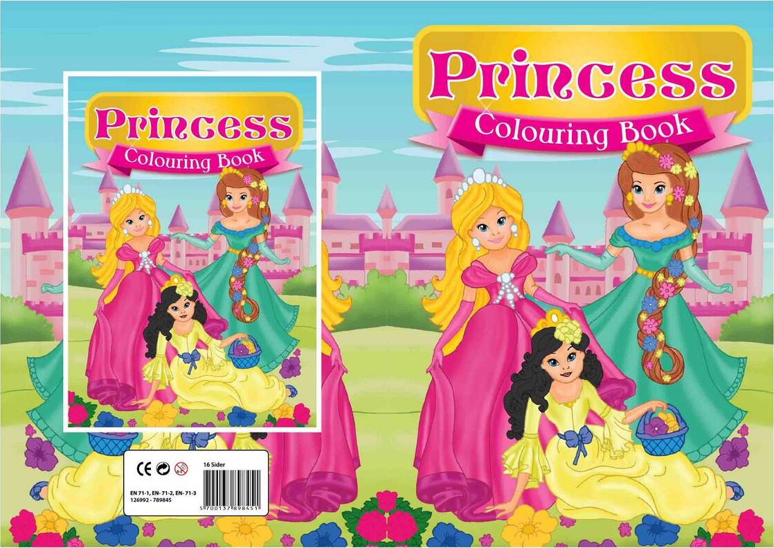 Malebog A4 Princess 2 16 Sider
