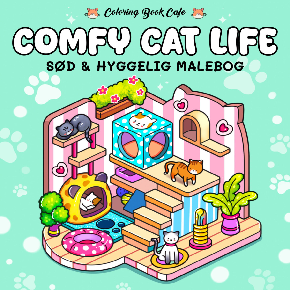 Malebog Comfy Cat Life - Cozy Coloring