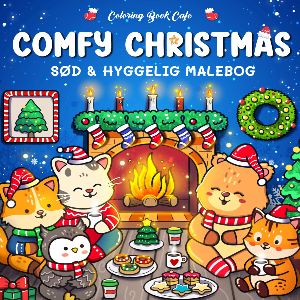 Malebog Comfy Christmas - Cozy Coloring