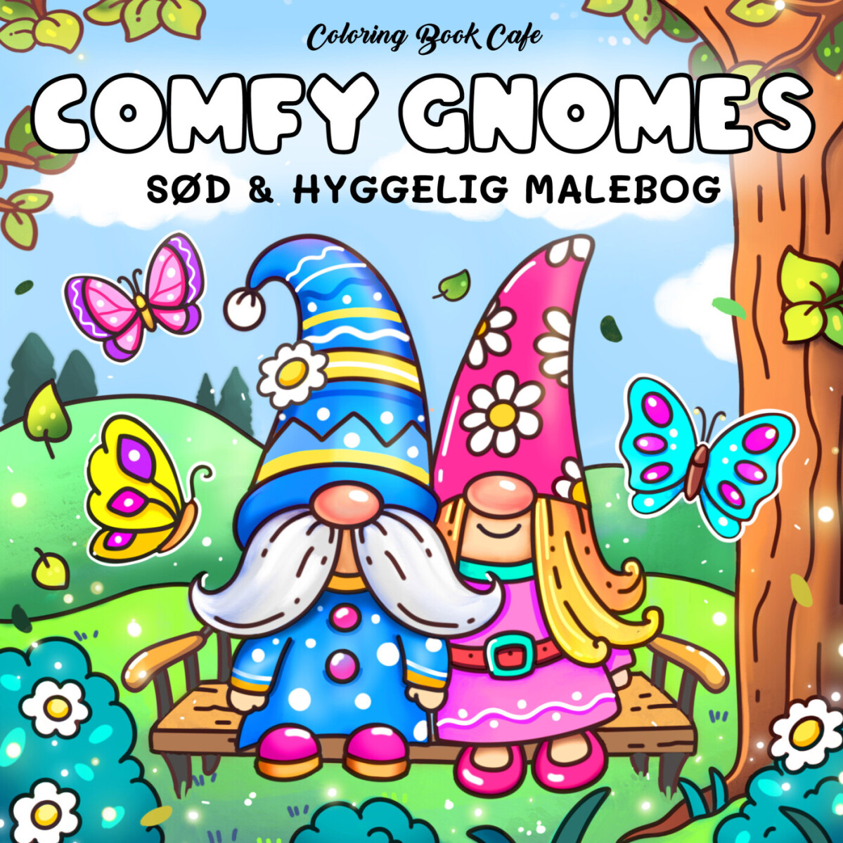 Malebog Comfy Gnomes - Cozy Coloring